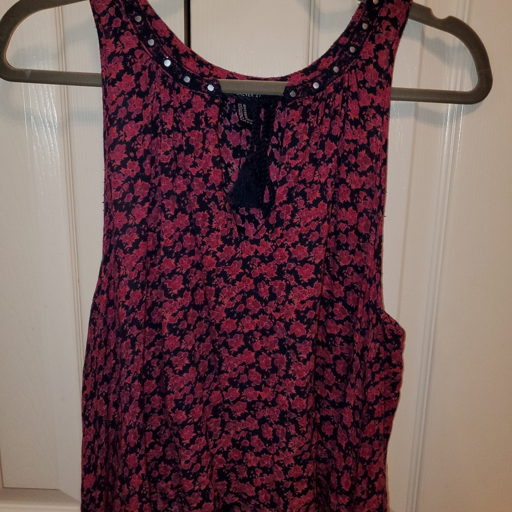 Bohemian floral tank